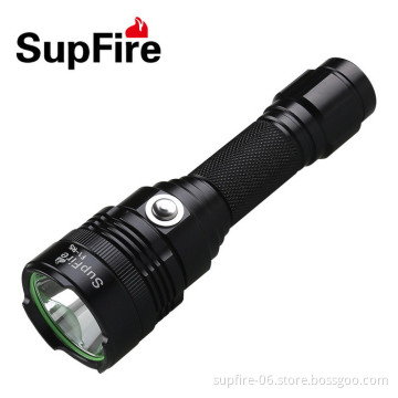 MIddle switch with R5 LED rechargeable household flashlight SupFire F1-R5